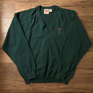 90s Golf Varsity Neck Sweater (XL)