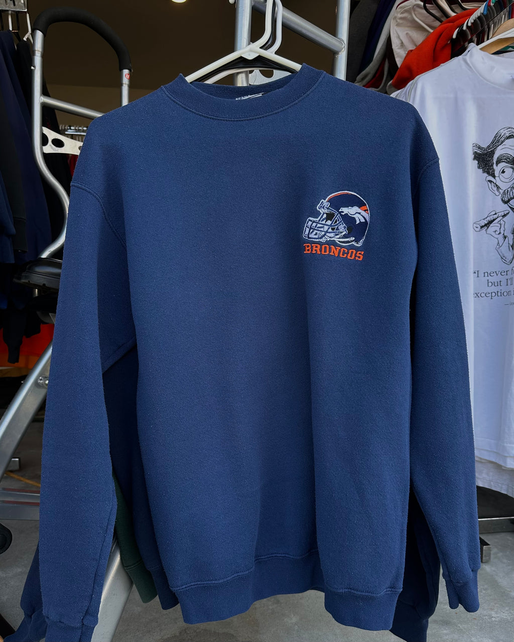 Vtg 90s Broncos Crewneck