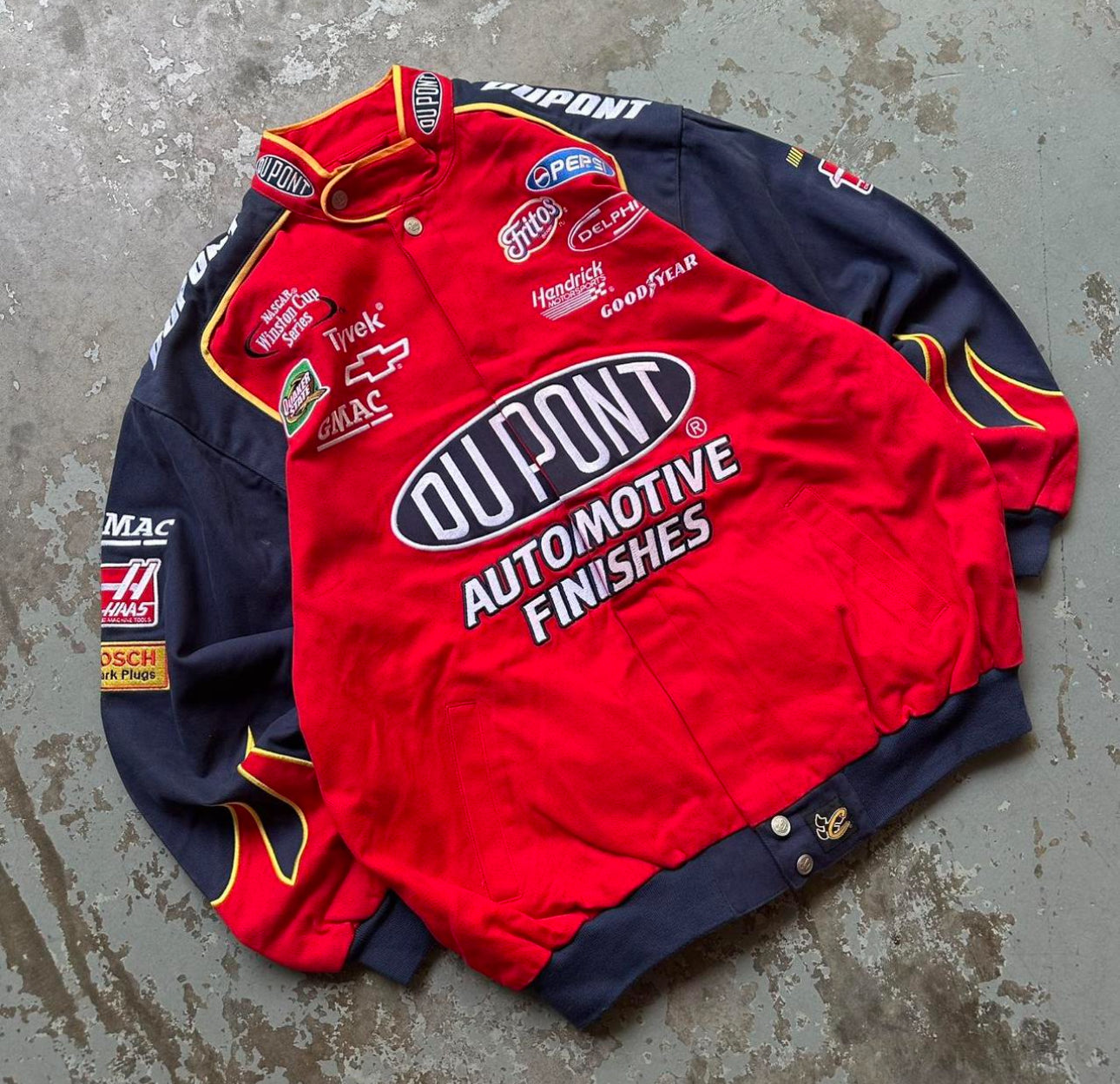 Vtg DuPont Nascar Jacket
