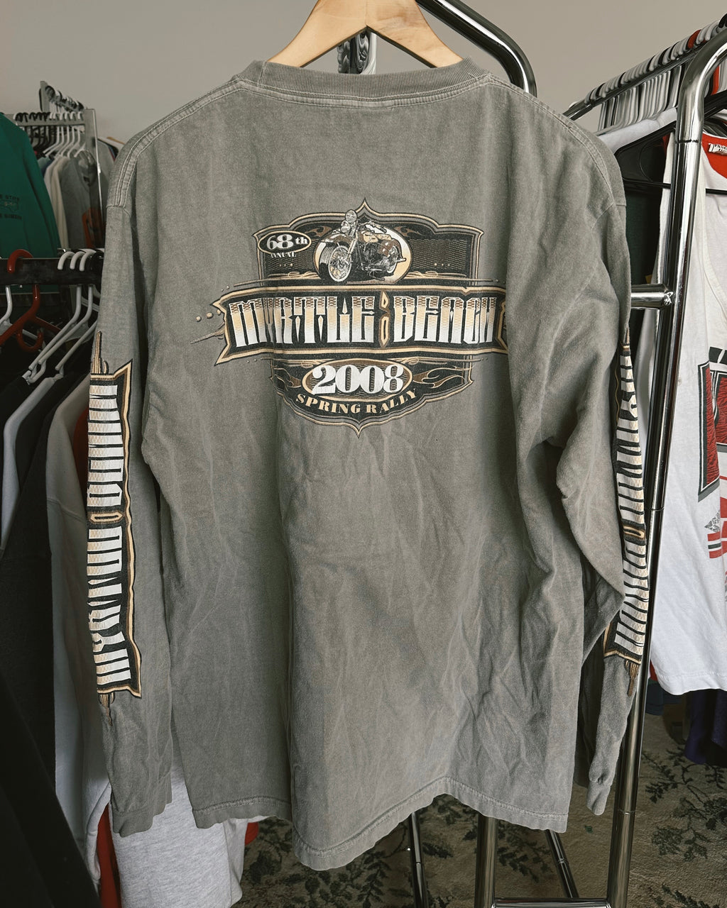 Vtg Biker Week Long Sleeve