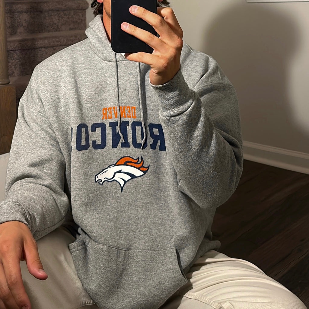 Vtg Broncos Hoodie
