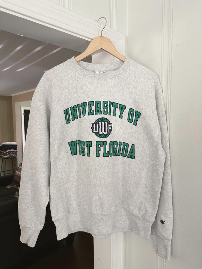 Vtg University of West Florida Crewneck