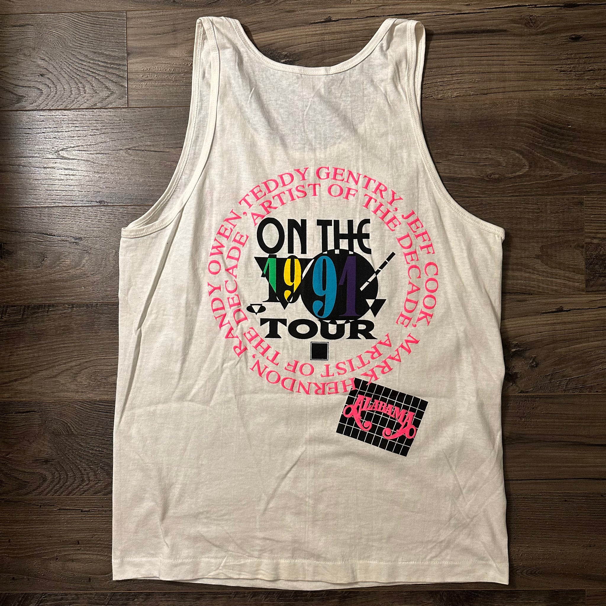 Vtg 90s Alabama Tour Tank