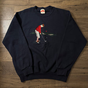 90s Golf Nutmeg Crewneck (L)