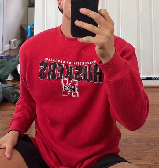 Vtg Nebraska Crewneck