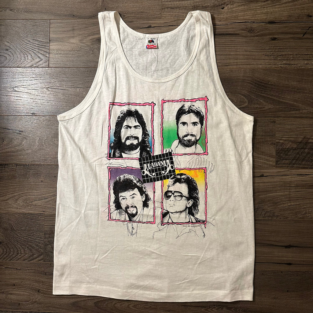 Vtg 90s Alabama Tour Tank