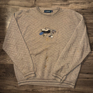 90s Golf Textured Dad Sweater (XL)