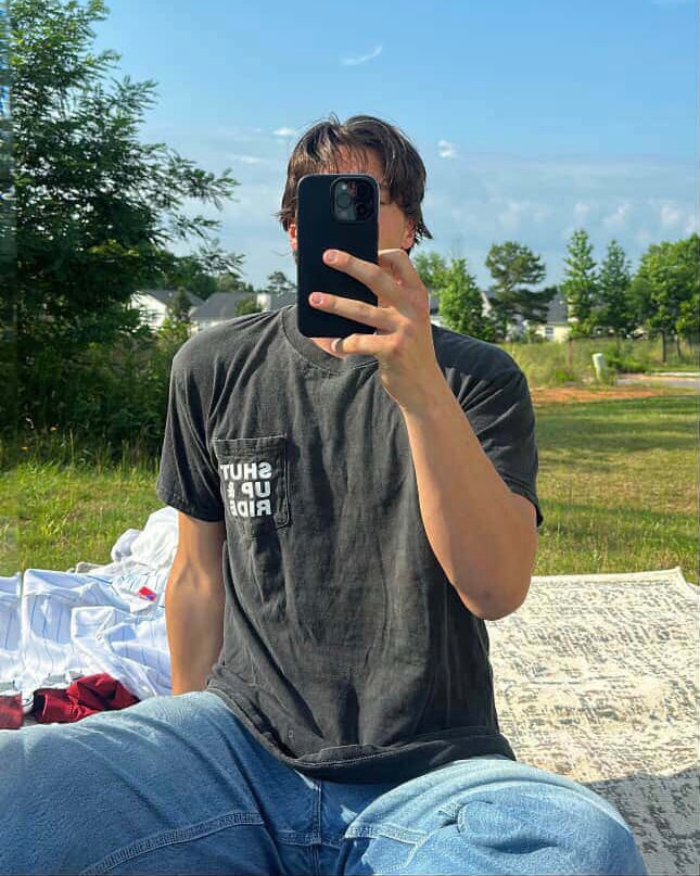 Vtg 90s Biker Tee