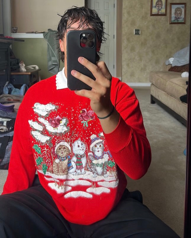 Vtg Christmas Sweatshirt
