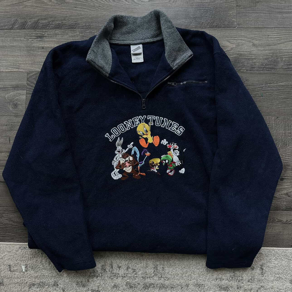 Vtg Looney Tunes Pullover