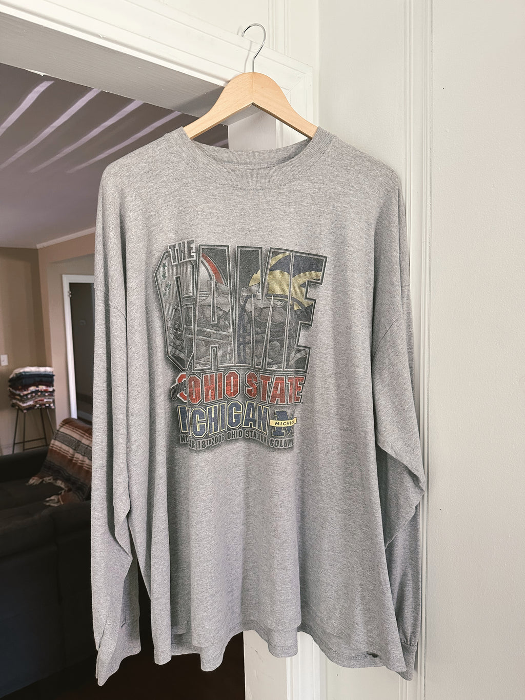 Vtg Ohio State vs Michigan Long Sleeve (XXXL)