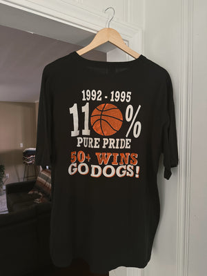 Vtg Bulldog Basketball T-Shirt (XXL)
