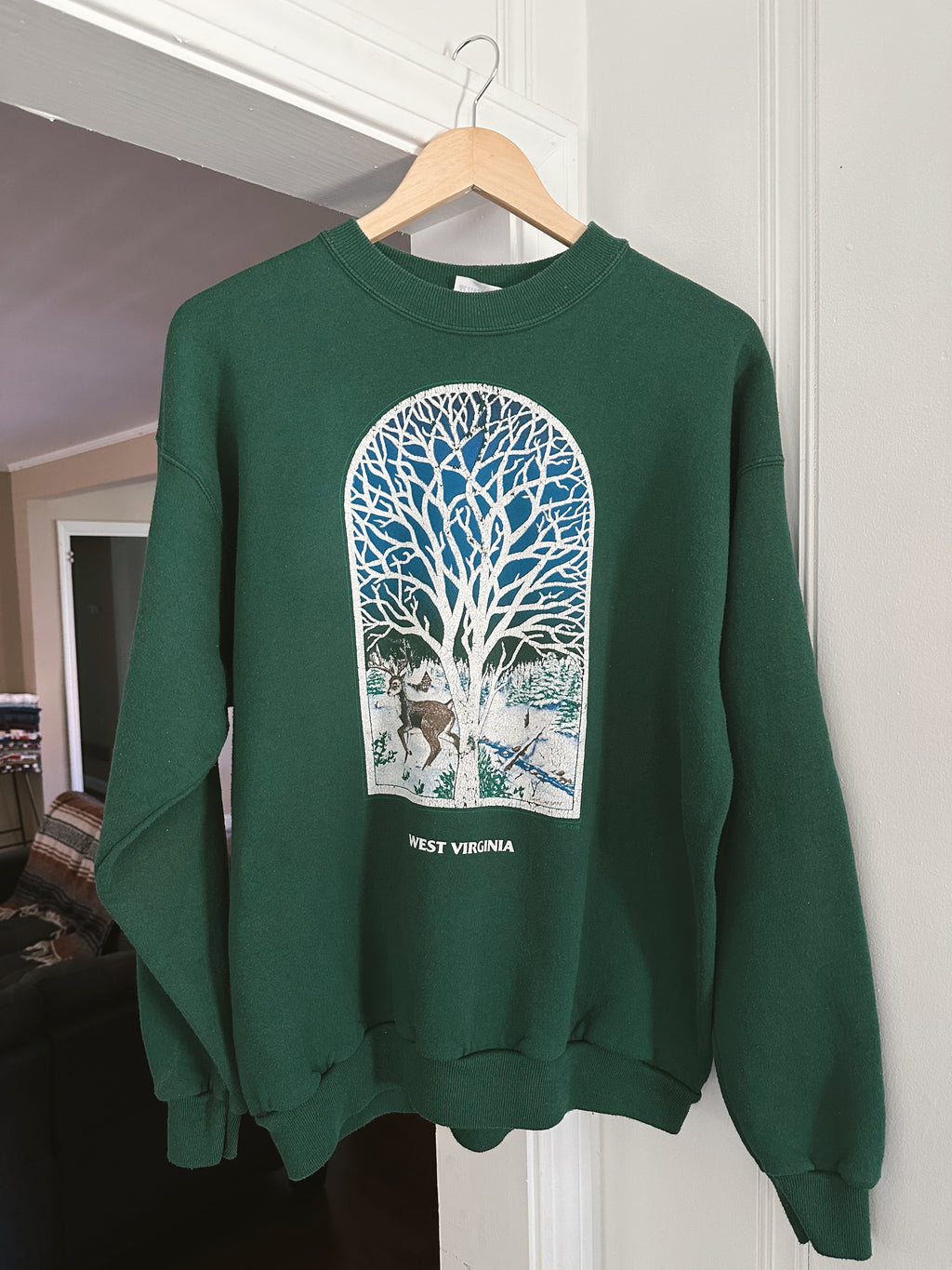 Vtg West Virginia Nature Crewneck (XL)