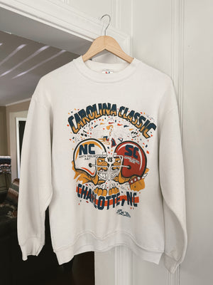 Vtg Carolina Classic Football Crewneck (L)