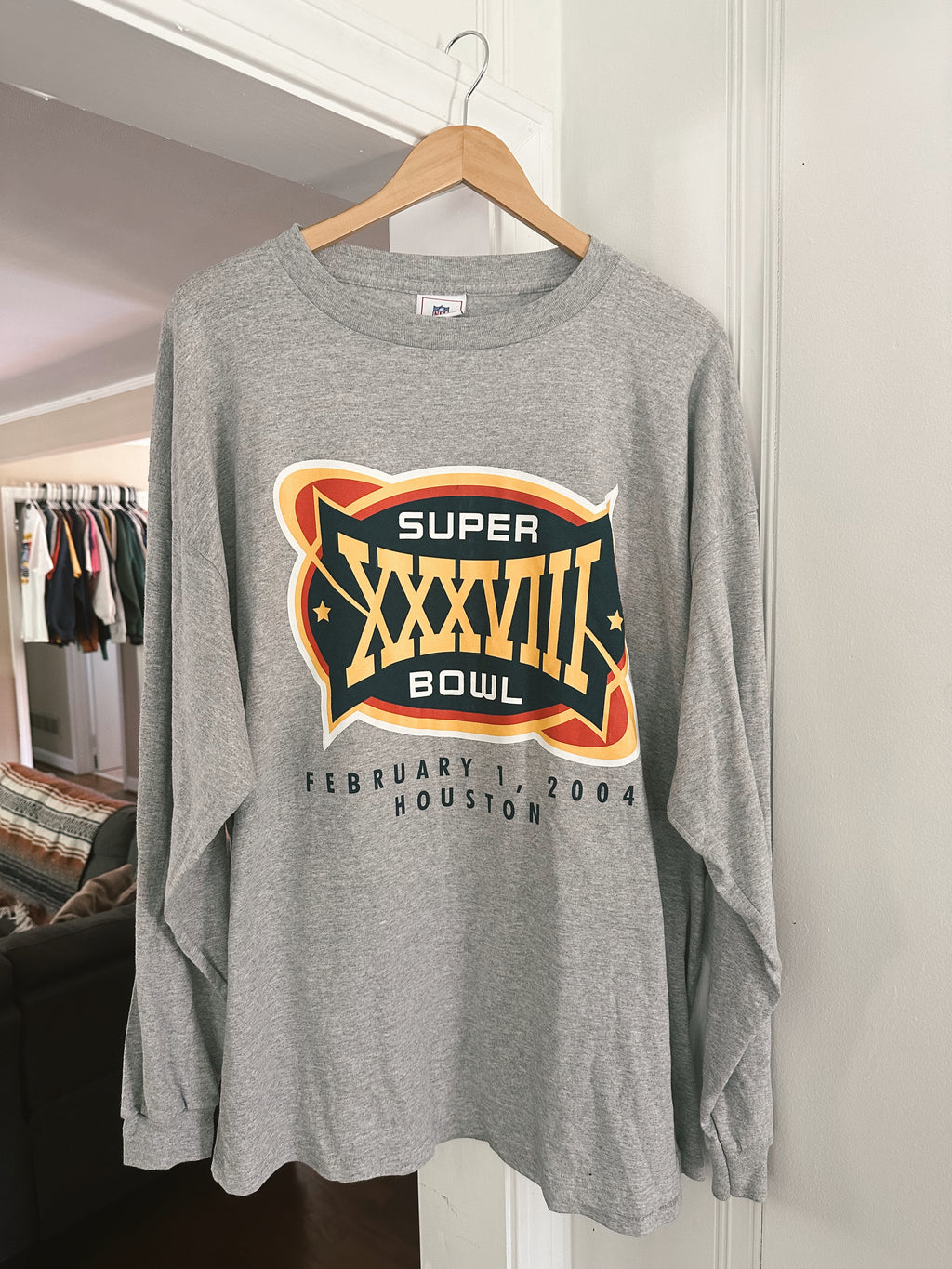 Vtg Super Bowl Long Sleeve (XXL)