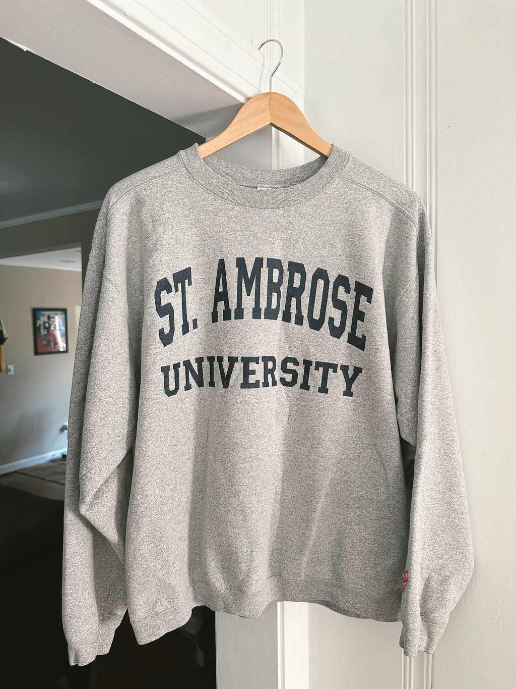 Vtg St Ambrose Crewneck (L)