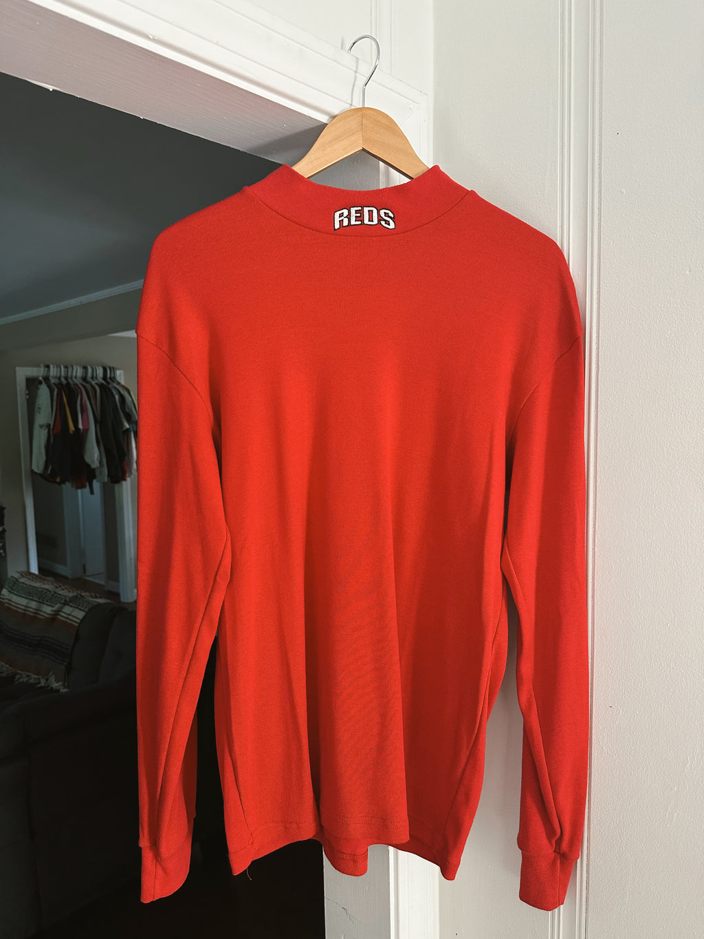 Vtg Cincinnati Reds Mockneck (XL)