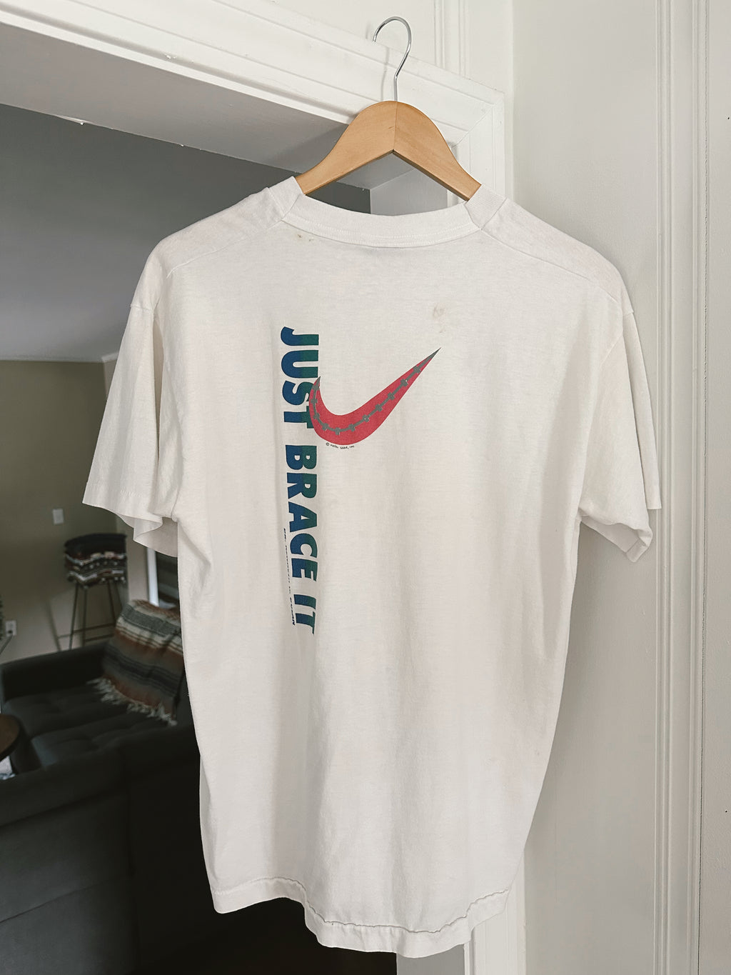 Vtg Nike Braces T-Shirt (L)