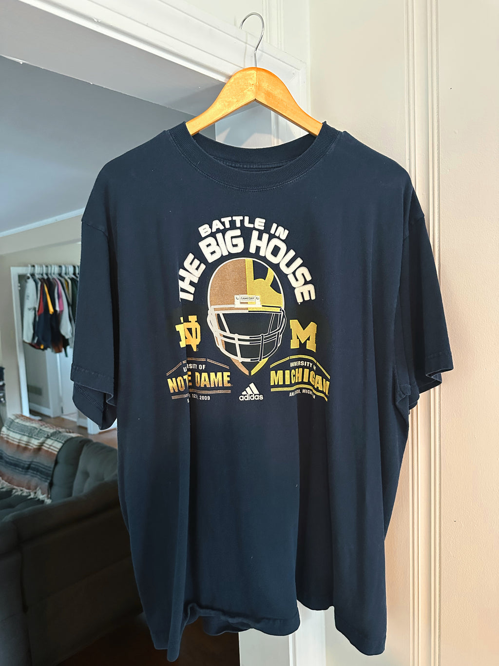 Vtg Michigan Football T-Shirt (XL