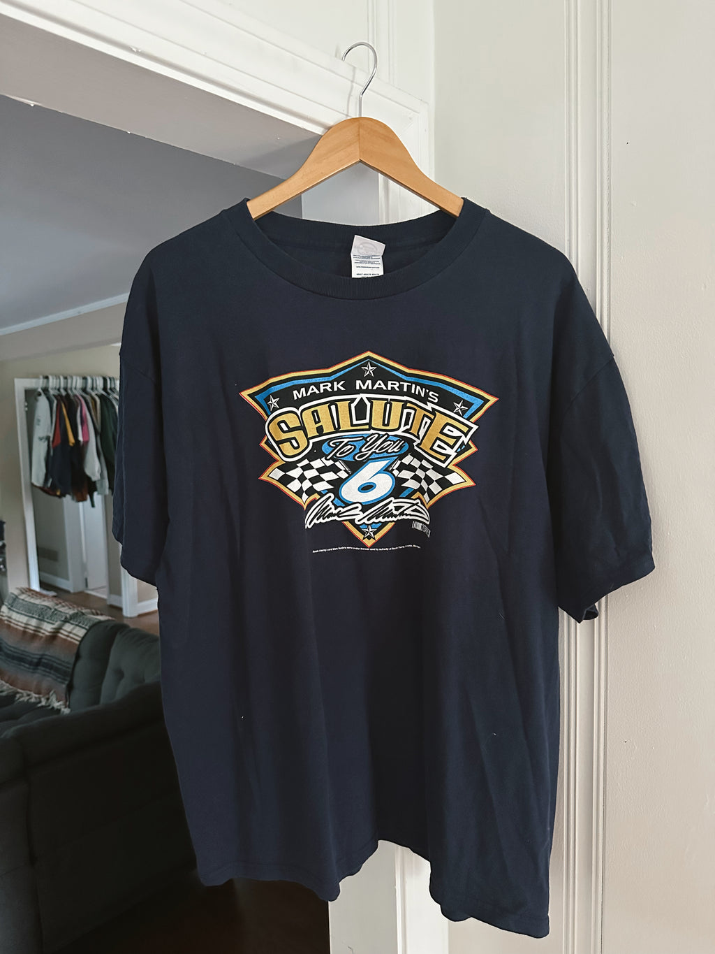 Vtg Mark Martin Nascar T-Shirt (XL)